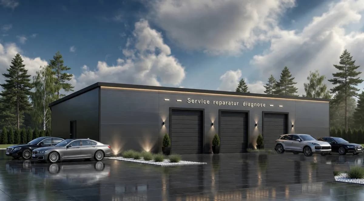 DELTACON Stahlhalle Garage Werkstatt 8 x 22,5 x 3,3/ 4,14 m / AKTIONSPREIS ! - Bild 1