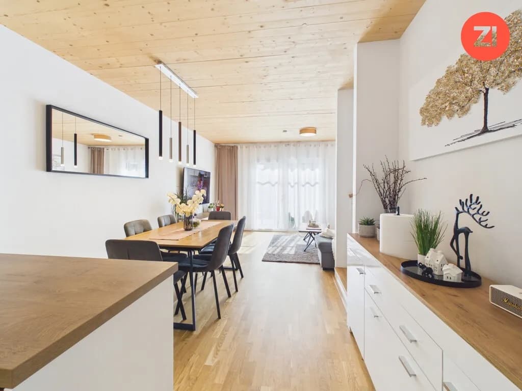 *AUGARTEN* ECK - Reihenhaus mit 4- Zimmer Terrasse und Garten - Holzriegelbauweise