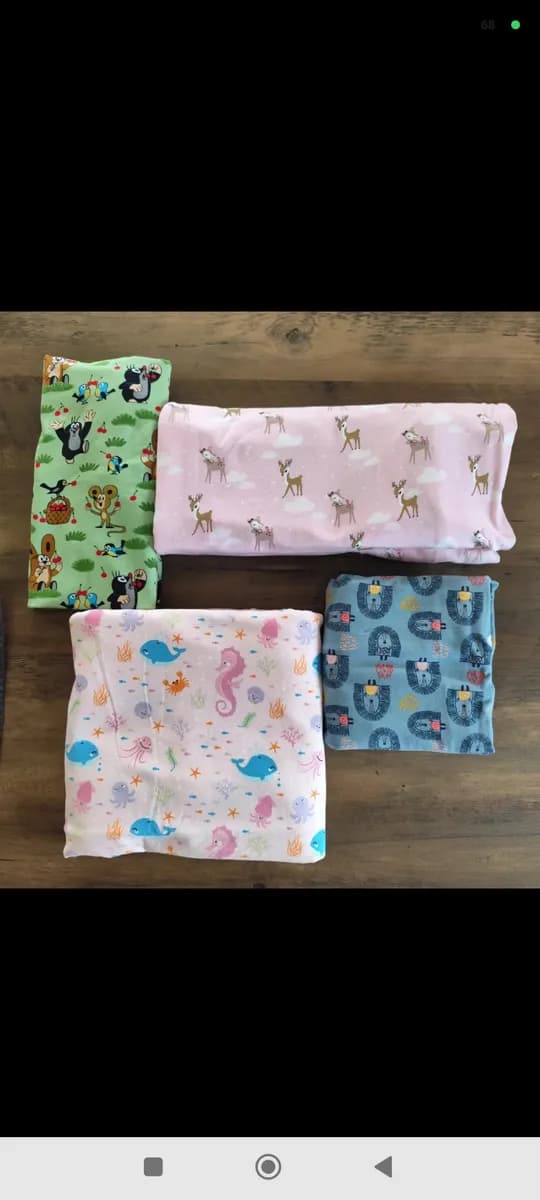 Stoffpaket Jersey Stoffe Motiv Baby Kind Kleidung nähen schneidern DIY