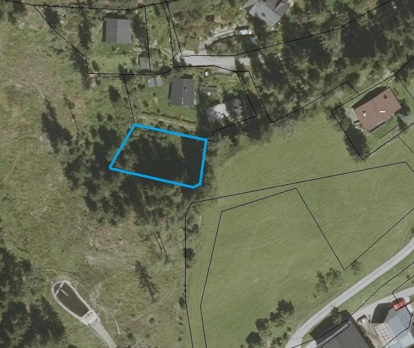 Grundstück in Hüttau im Fritztal auf ca 1400 Meter inkl. genehmigten Plan für ein Landhaus (Chalet) - Bild 1