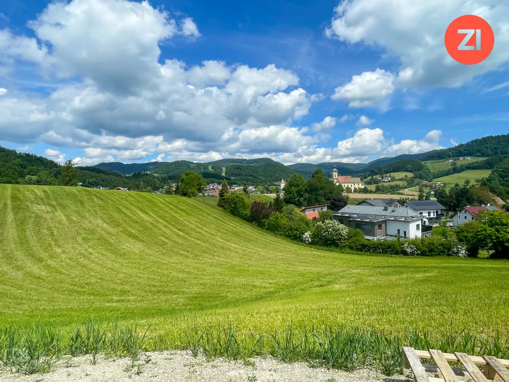 Sonniges Baugrundstück "Marktblick" in Waldhausen im Strudengau