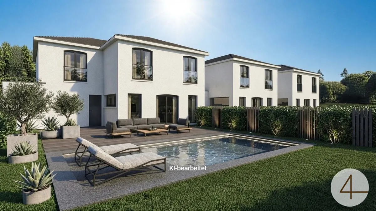 Modernes Einfamilienhaus großzügig und sonnig